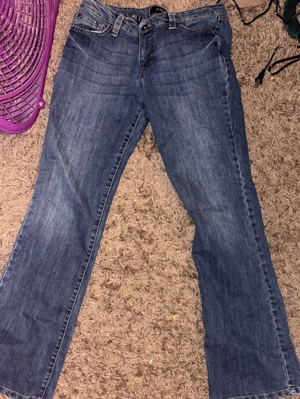 Nine West Classic Blue Straight-Leg Women’s Jeans